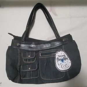 Thirty one Blue Jean Jacket Handbag